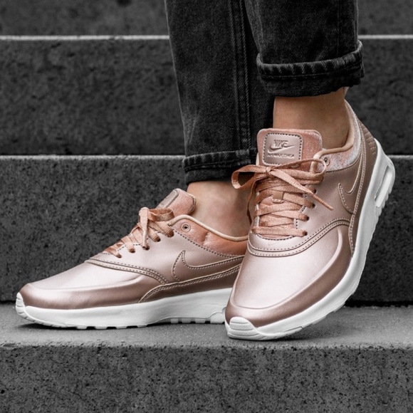 Nike Air Max Thea Metallic Bronze Sneakers - Picture 2 of 8